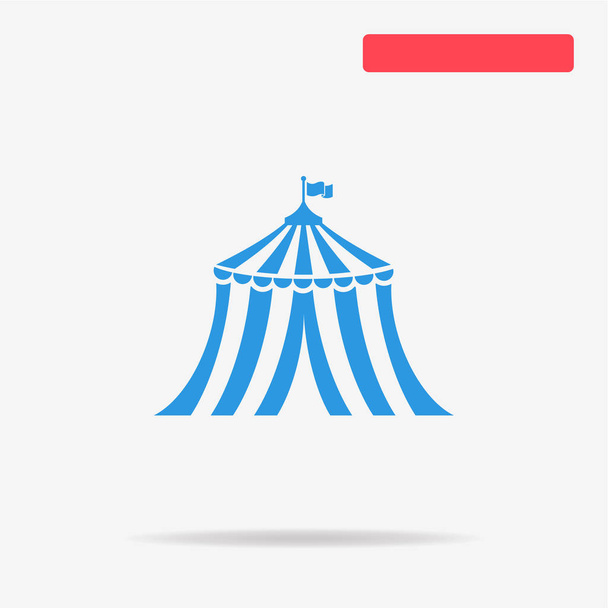 Icona della tenda del circo. Illustrazione concettuale vettoriale per il design
. - Vettoriali, immagini