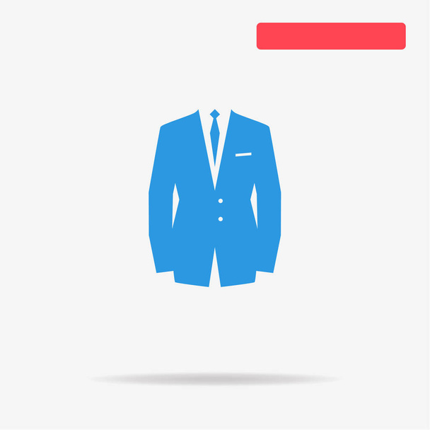 Business suit icon. Vector concept illustration for design. - Vector, Image
