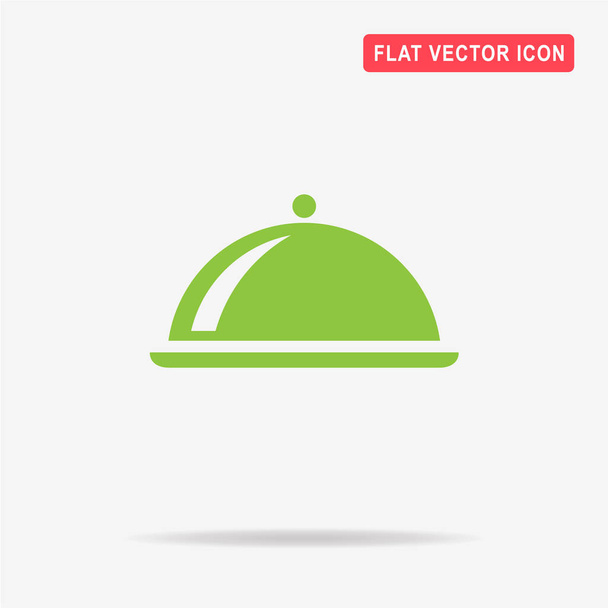 Tray icon. Vector concept illustration for design. - Vector, Image