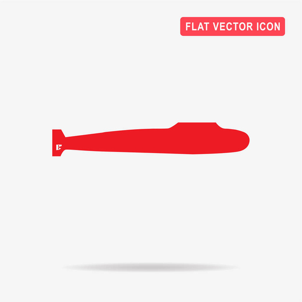 Submarine icon.  Vector concept illustration for design. - Vector, Image