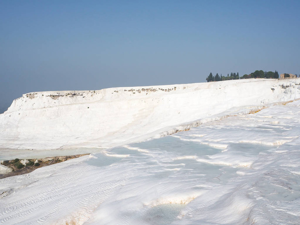 Public places pools and terraces in Pamukkale. Cotton castle in southwestern Turkey,  - Photo, Image