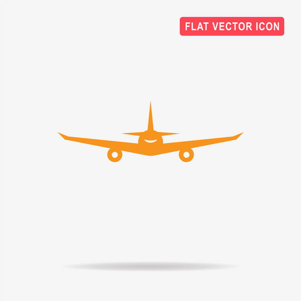 Repülőgép ikon. vektorkoncepció illusztráció a tervezéshez. - Vektor, kép