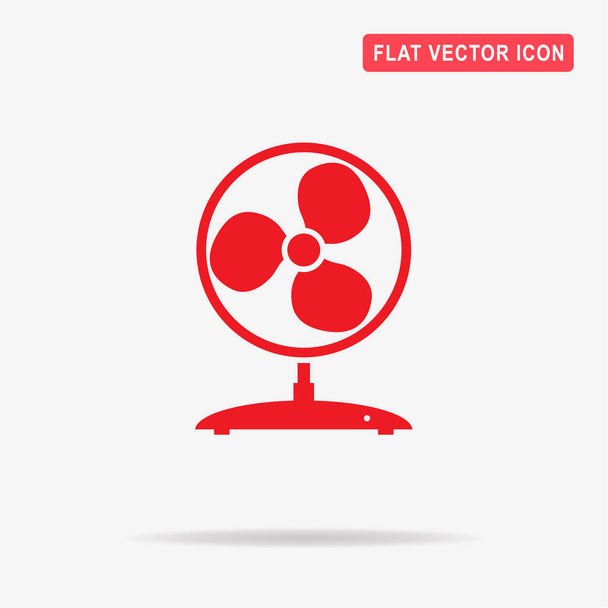 Fan icon. Vector concept illustration for design. - Vector, Image