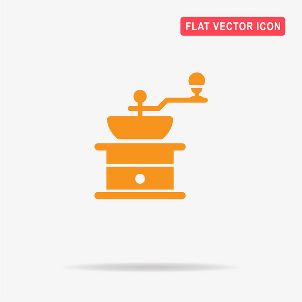 Coffee grinder icon. Vector concept illustration for design. - Vector, Image