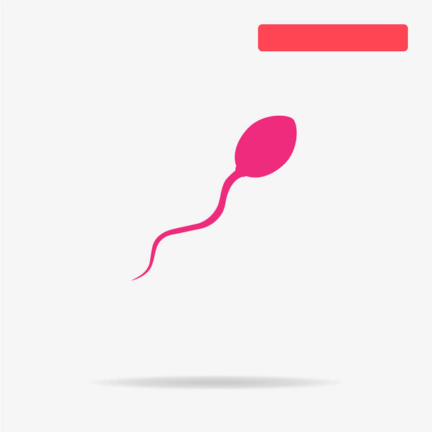 Sperm icon. Vector concept illustration for design. - Vector, Image