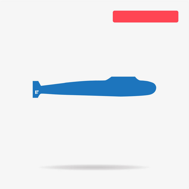 U-Boot-Symbol. Vektor-Konzept Illustration für Design. - Vektor, Bild