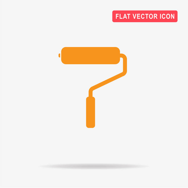 Paint roller icon. Vector concept illustration for design. - Vector, Image