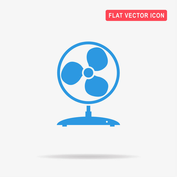 L'icône du ventilateur. Illustration vectorielle de concept pour le design
. - Vecteur, image