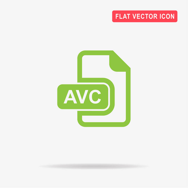 AVC pictogram. Vectorillustratie concept voor ontwerp. - Vector, afbeelding