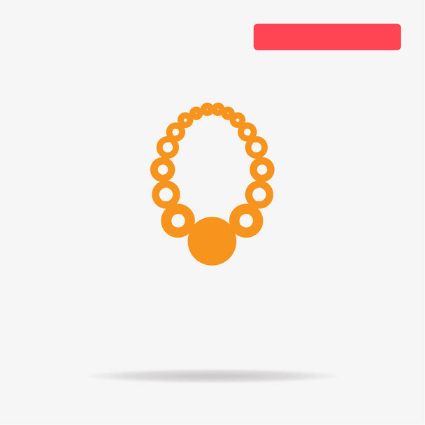 Necklace icon. Vector concept illustration for design. - Vector, Image