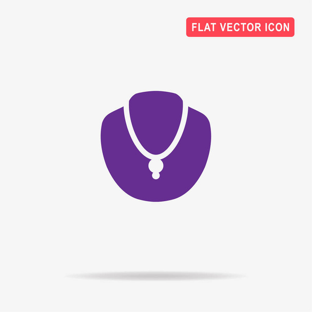 Necklace icon. Vector concept illustration for design. - Vector, Image