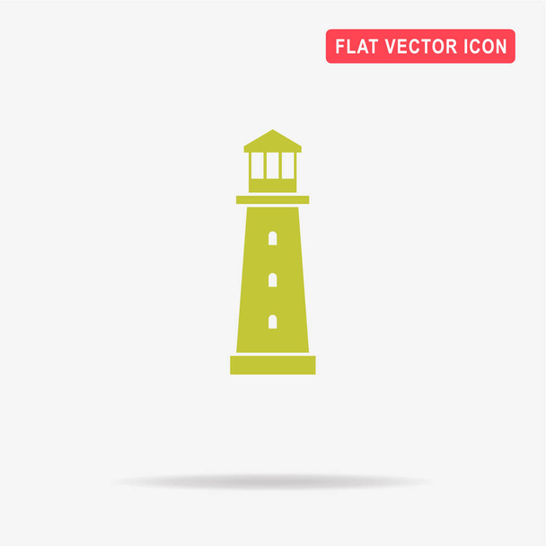 Lighthouse icon. Vector concept illustration for design. - Vector, Image