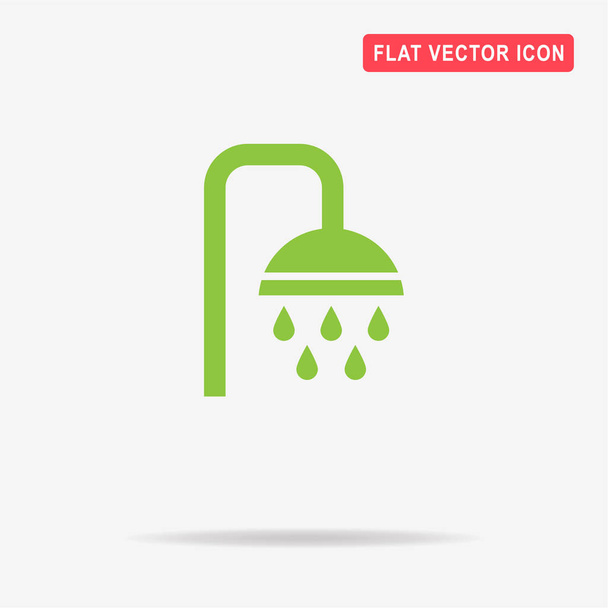 Shower icon. Vector concept illustration for design. - Vector, Image