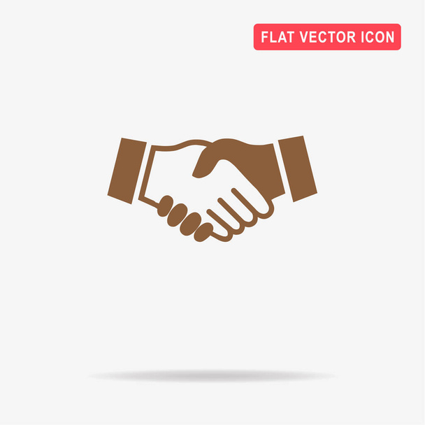 Handshake icon. Vector concept illustration for design. - Vector, Image