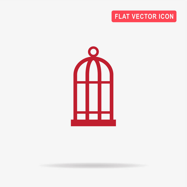 Bird cell icon. Vector concept illustration for design. - Vector, Image