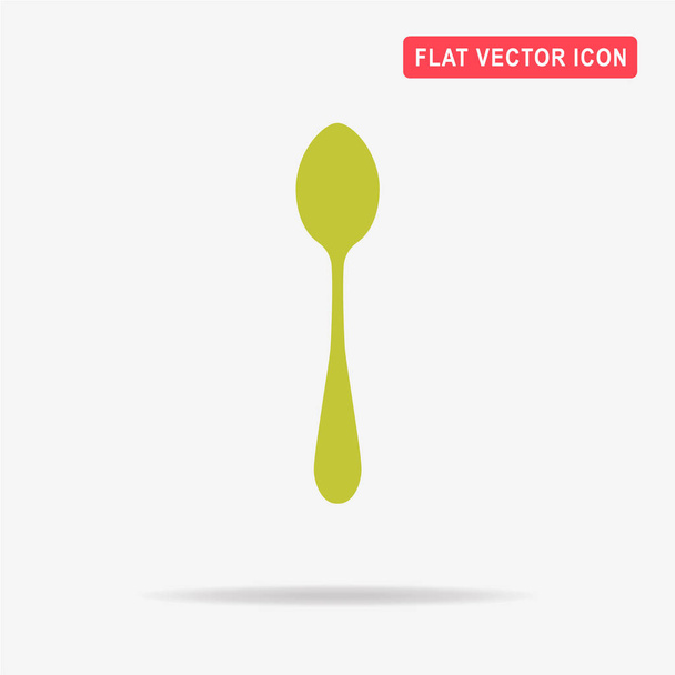 Spoon icon.  Vector concept illustration for design. - Vector, Image