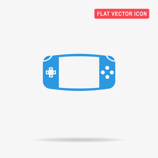 Pictogram van de game console. Vectorillustratie concept voor ontwerp. - Vector, afbeelding