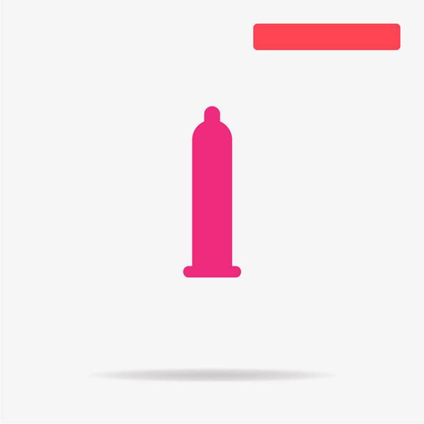 Condom icon. Vector concept illustration for design. - Vector, Image