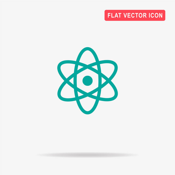 Atom ikonra. Vektor-koncepció illusztráció design. - Vektor, kép