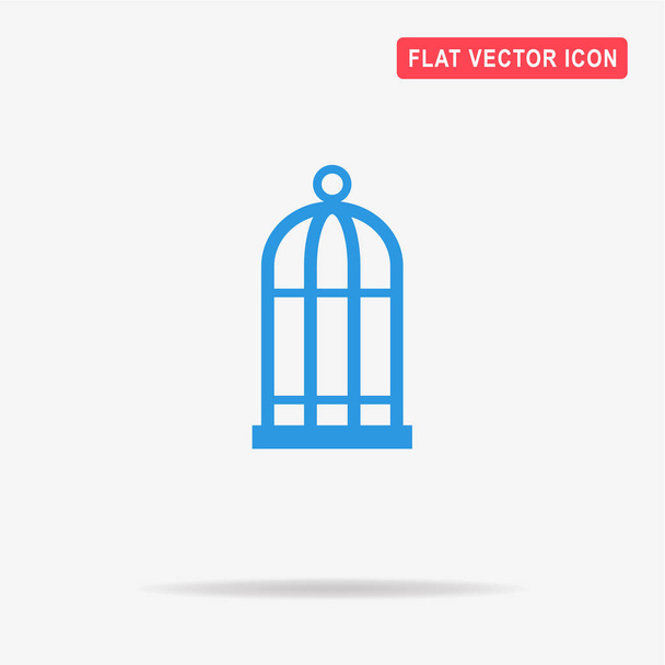Bird cell icon. Vector concept illustration for design. - Vector, Image