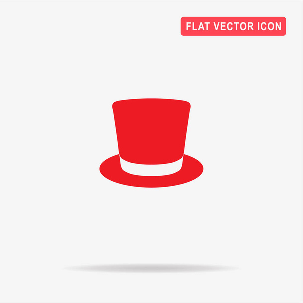Top hat icon. Vector concept illustration for design. - Vector, Image