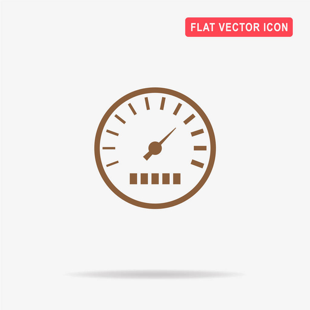 Speedometer icon. Vector concept illustration for design. - Vector, Image