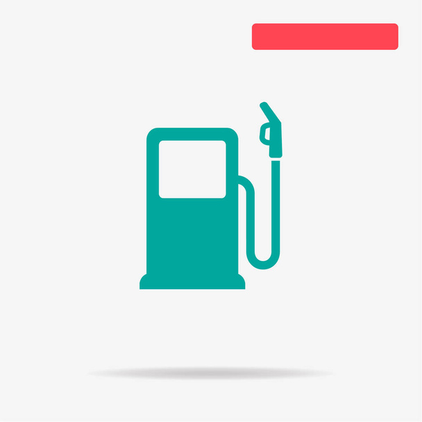 ガソリン スタンドのアイコン。デザインのベクトルの概念図. - ベクター画像