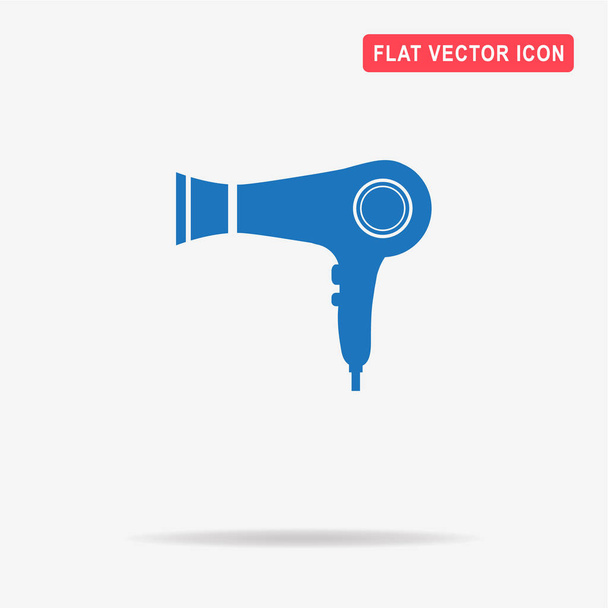 Hairdryer icon. Vector concept illustration for design. - Vector, Image