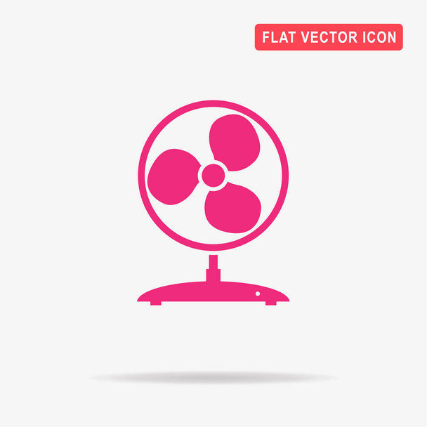 Fan-Ikone Vektor-Konzept Illustration für Design. - Vektor, Bild