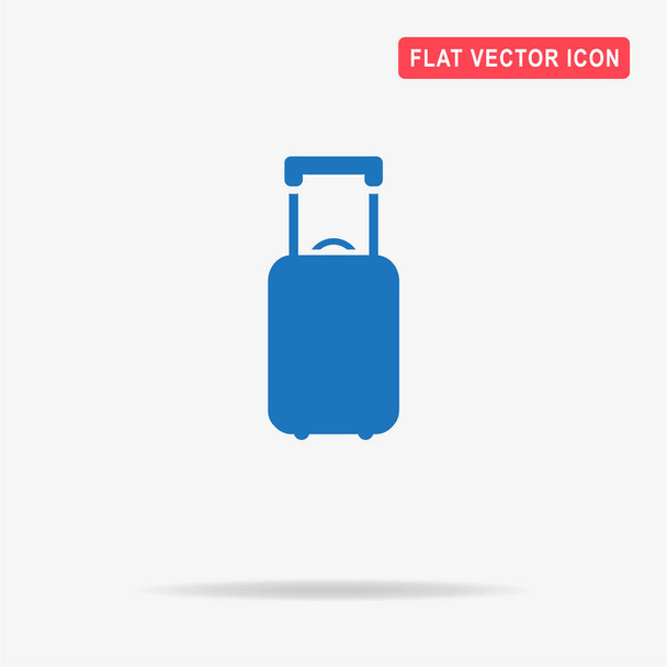 Luggage icon. Vector concept illustration for design. - Vector, Image