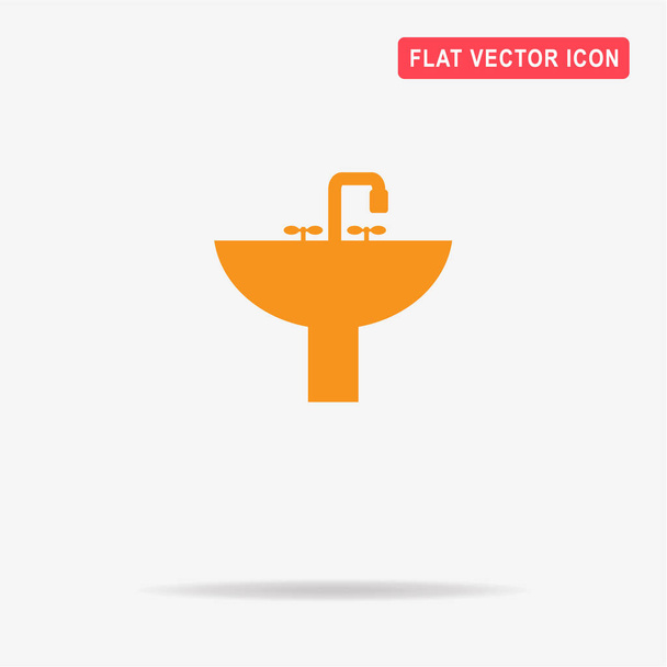 Sink icon. Vector concept illustration for design. - Vector, Image