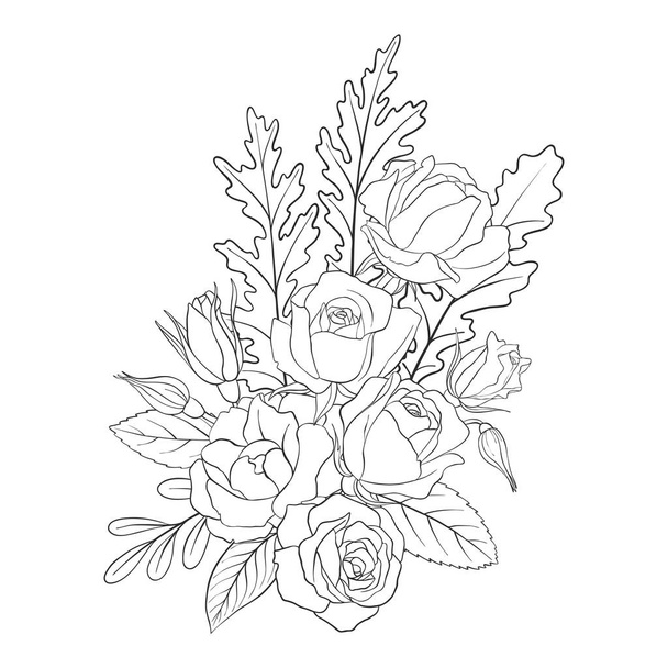 vector floral composition - Вектор,изображение
