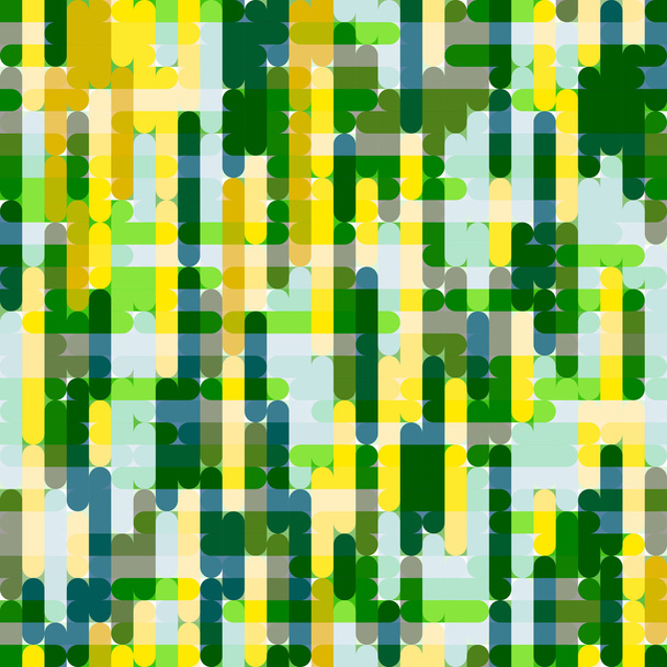 gelb-grünes Gittermuster - Vektor, Bild