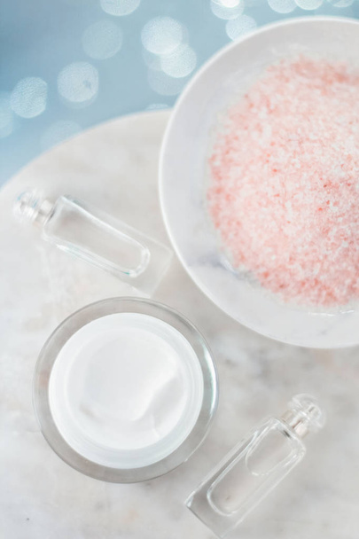 sea salt body scrub - beauty, spa and body care styled concept, elegant visuals - Photo, Image