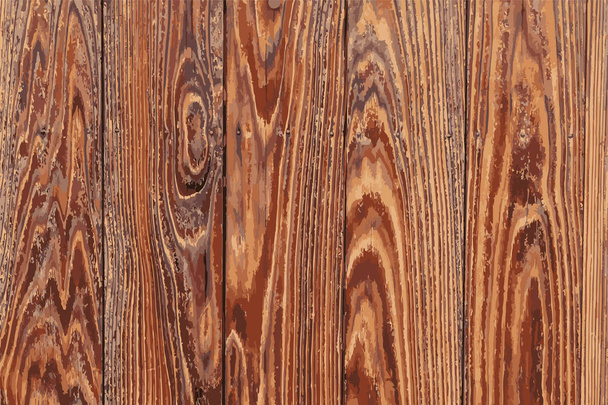 木製の壁のテクスチャ、背景に使用 - ベクター画像