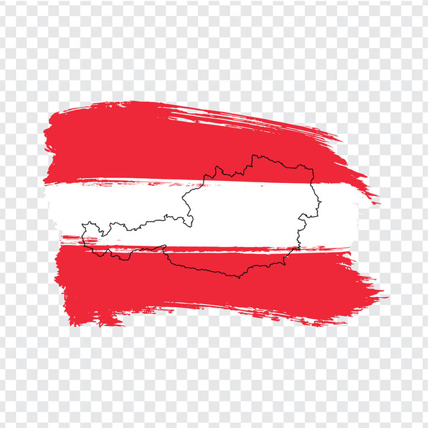 Bandiera Austria da pennellate e mappa vuota Austria. Carta di alta qualità dell'Austria e bandiera su sfondo trasparente. Vettore azionario. Illustrazione vettoriale EPS10
. - Vettoriali, immagini