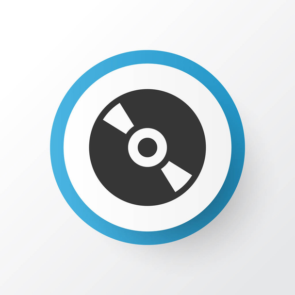 Cd icon symbol. Premium quality isolated compact disc element in trendy style. - Wektor, obraz