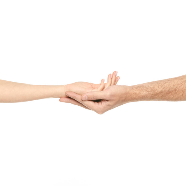 Pár se drží za ruce - Fotografie, Obrázek