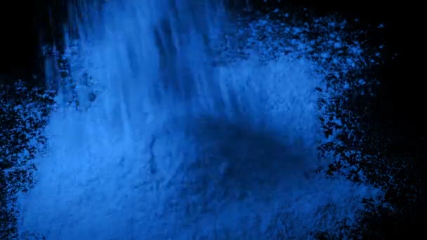 Blue Powder Is Poured Into Pile - Imágenes, Vídeo