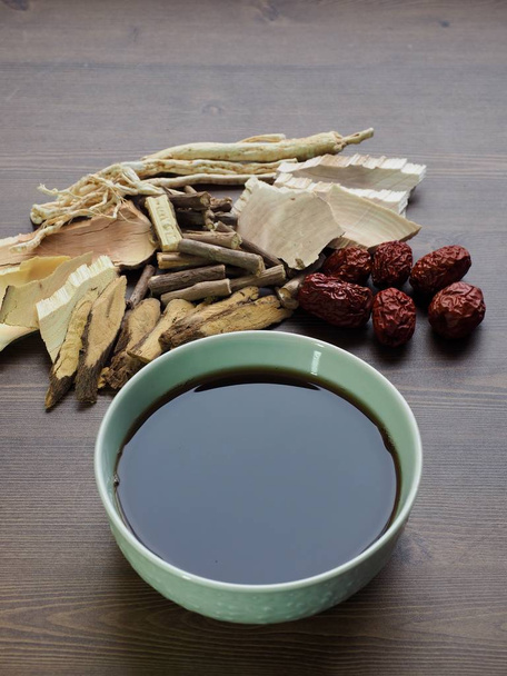 Asian traditional medicine herbal medicine, Chinese medicine - Photo, Image