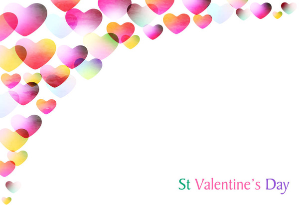 Valentine's Heart Japanese paper background - Vector, Image