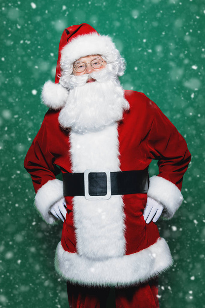 A portrait of Santa Claus. Merry Christmas and Happy New Year! - Photo, Image