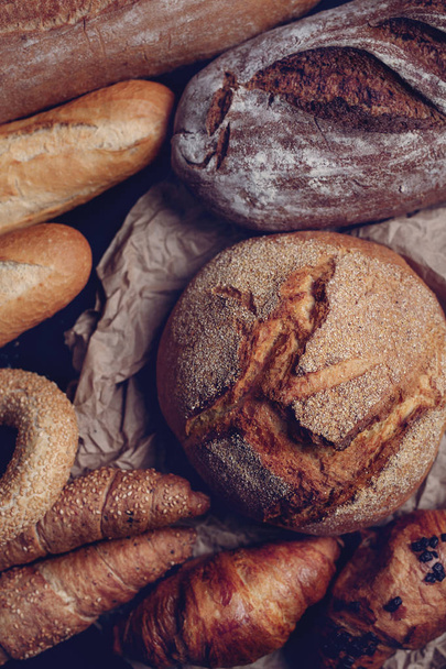 Traditional handmade breads and pastries. - Image - Valokuva, kuva