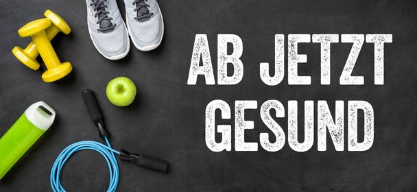 German Translation of Healthy from now on - Ab jetzt gesund - Photo, Image