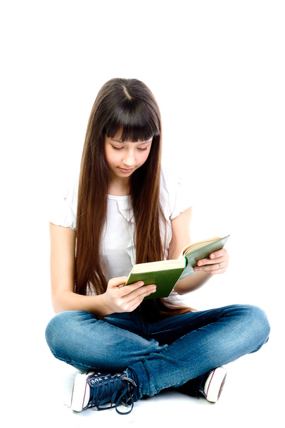 child with a book - Photo, Image