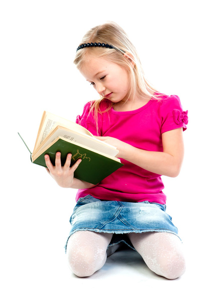 child with a book - Valokuva, kuva
