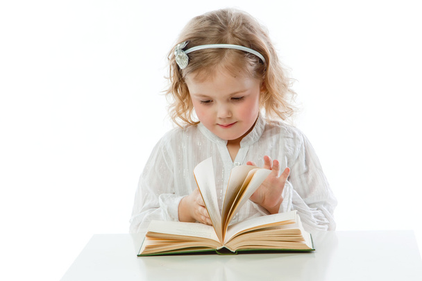 child with a book - Fotó, kép