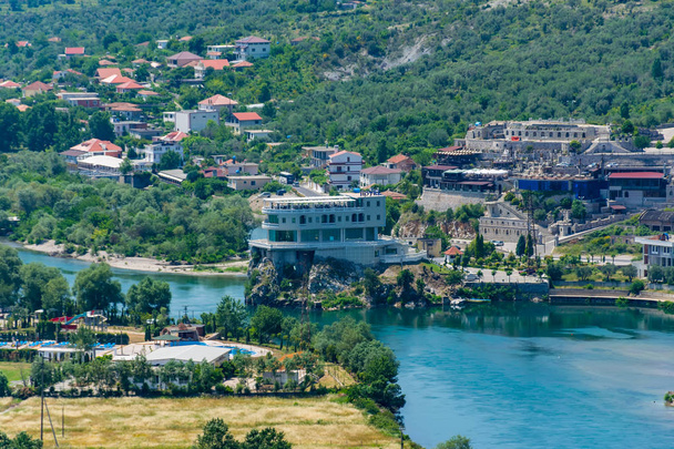 Vista panoramica dalla fortezza di Rosafa, Albania, Shkoder
 - Foto, immagini