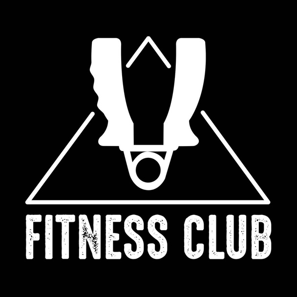 Odznaka fitness i Logo, dobre dla drukowania projektu. Najlepsze wektor - Wektor, obraz