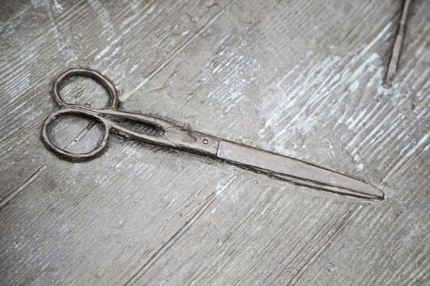 Scissors metal mold - Photo, Image